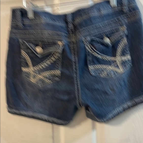 Wallflower Indigo Denim Shorts - Picture 4 of 7
